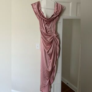 SHEIN Blush Satin dress